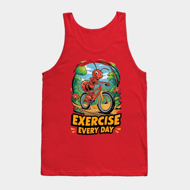 Pedal Power: Antspiration T-shirt Tank Top by UrbanBlend